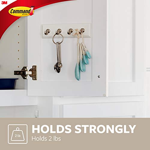 Image of Command HOM-18Q-ES Key Rail, 0, Quartz (Pack of 8)