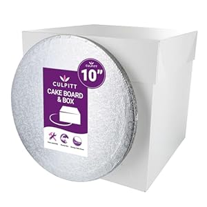 Culpitt 10″ Round Silver Cake...
