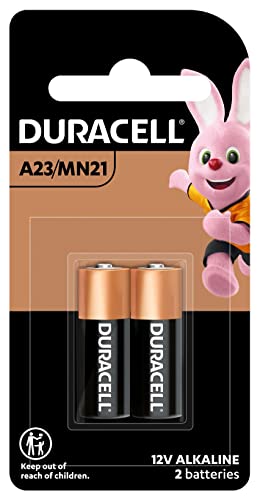 Duracell - Spezial MN21 12V Alkaline Batterien 2er Pack (A23 / 23A / V23GA / LRV08 / 8LR932) konzipiert für den Einsatz in Fernbedienungen Funkklingeln und Sicherheitssystemen