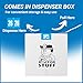 2026 Year Stickers, Doctor Stuff 2026 Chart Stickers, Light Blue Color Coded, Tab 1309 Style, USA Made Year Labels for End Tab File Folders, 500 Labels/Roll in a Dispenser Box, 1