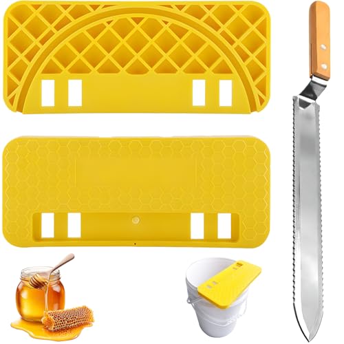 Uncapping Tank Holder- Plastic Honey Bucket Scraper Tool Stainles...