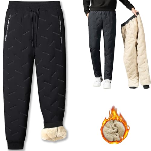 Maidenfit Fleeceactive - Unisex Fleece-Lined Waterproof Pants, Maidenfit Fleece Lined Joggers, Warm & Comfort