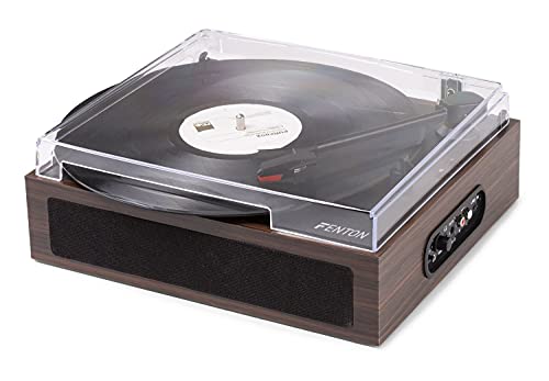 Fenton RP170D Platine Vinyle Bluetooth avec Valise de Rangement – Bois Foncé, Haut-Parleurs Intégrés, Sortie Ligne et Casque, Une Platine Idéale pour Décorer et Écouter Vos Vinyles - Les Beatles, Paul McCartney, John Lennon, RIngo Starr, George Harrison Fenton RP170D Platine Vinyle Bluetooth avec Valise de Rangement - Bois Foncé, Haut-Parleurs Intégrés, Sortie Ligne et Casque, Une Platine Idéale pour Décorer et Écouter Vos Vinyles – Image 6