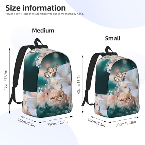 Sac d'infirmière multifonction avec motif papillon pour protéger son PC - 4