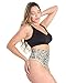 SlimMe High Waisted Thongs for Women, Comfortable Tummy Control Thong, Seamless Shapewear Thong - Black, Sizes Small to X-Large, Nude, Large