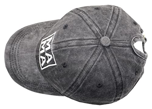 Gorra vintage para mujer con abertura para coleta miniatura 3