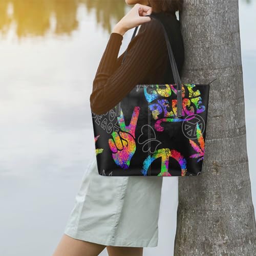 Image of Top Handle Bag for Women Vegan Leather Lady Purse Shoulder Bag