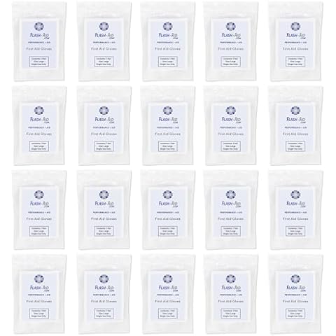 First Aid Gloves - Individually Packaged Pairs - Set of 20 Pairs Cover