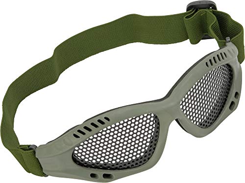 Evike Airsoft - Matrix Zero Wire Mesh Adjustable Goggles (Color: Green)