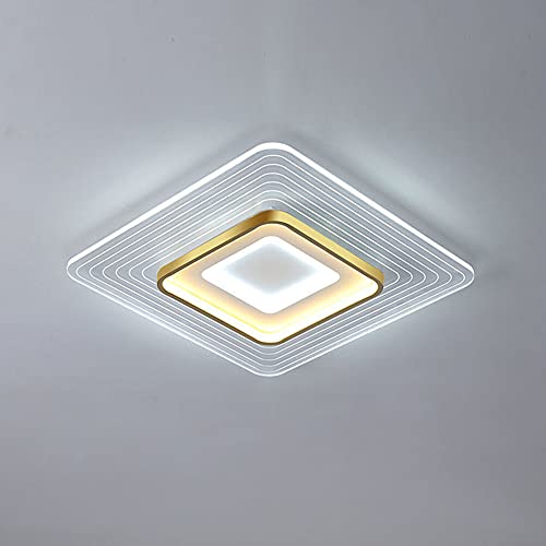 Lumière LED réglable et dimmable avec diffuseur carré acrylique pour chambre