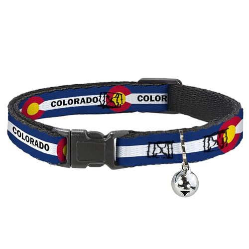 Collar de gato antiasfixia con cierre breakaway de seguridad azul 2