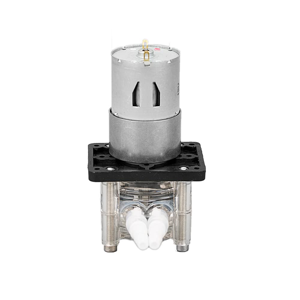 Bomba peristáltica, CC 24 V de alto flujo resistente a la corrosión bomba de vacío para acuario laboratorio químico (tubo compuesto)