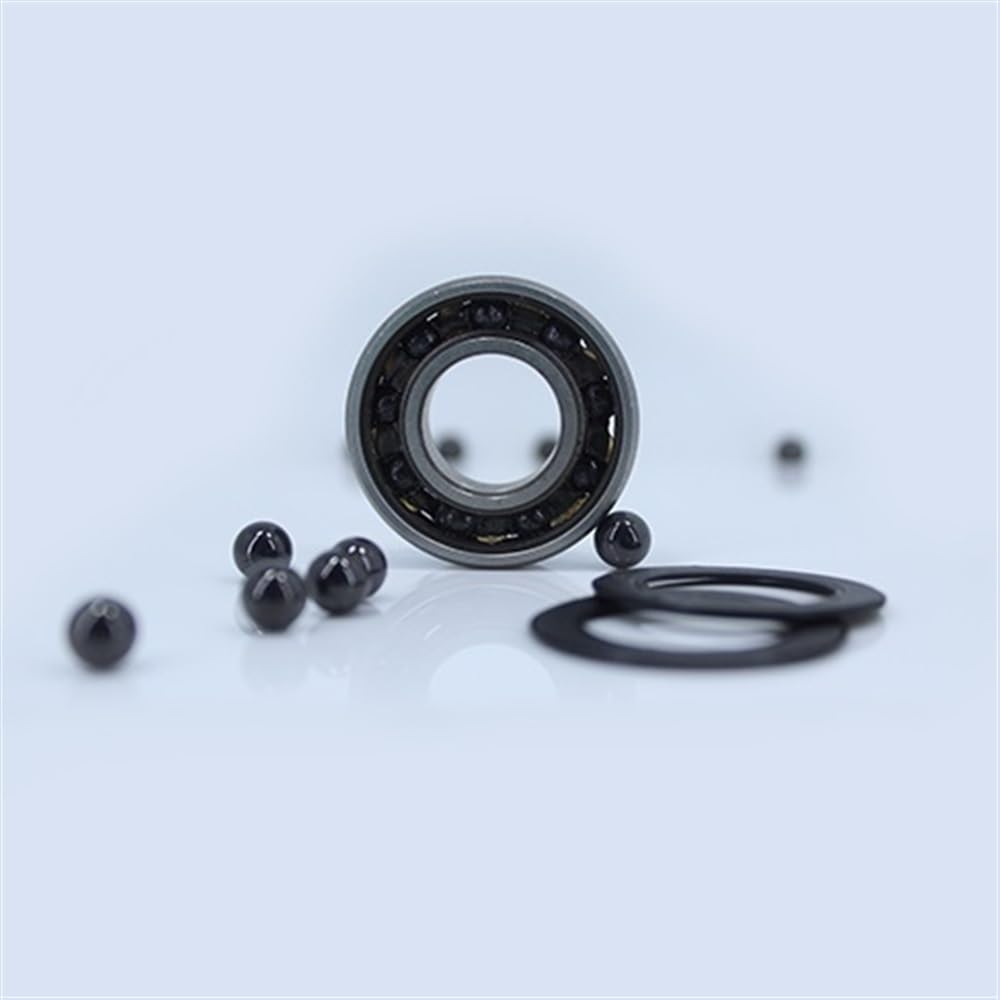 DUKUTS R20-2RS Hybrid Ceramic Bearing 31.75 * 57.15 * 12.7 mm (1 PC) Industry Motor Spindle R20HC Hybrids Si3N4 Ball Bearings 3NC R20RS