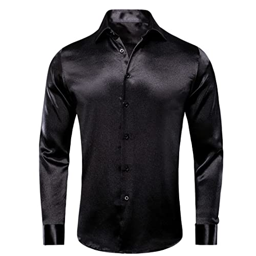 Chemise en soie homme satinée Suwequest pour vos soirées de gala et fêtes