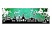 Produktbild KD Dsign+ Glasbild CITY AG39000780 DRESDEN STARS GRÜN Größe 90 x 30 cm inkl. Aufhängesystem (Haftbleche)