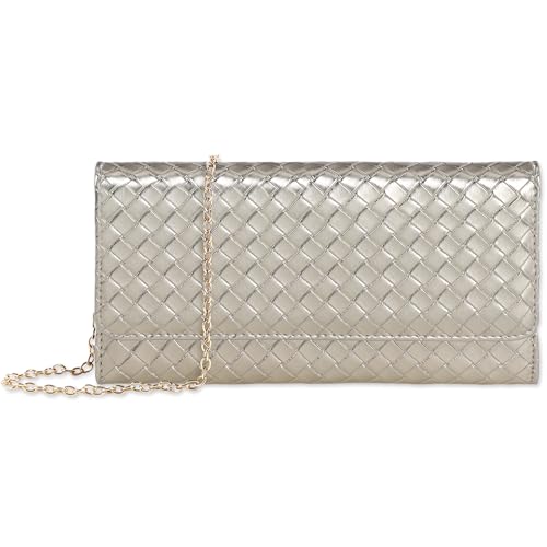Image of U+U Small Crossbody Bags for Women, Cell Phone Purse Mini Clutch Bag with Removable Chain, Card Slots - Lightweight Purse