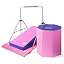 Gradient Pink Mat(3 Folded)+Purple / Pink Octagon and Cheese Mat