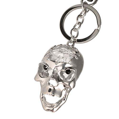 Preisvergleich Produktbild Schlüsselanhänger Schlüsselring Kristallschädel Schlüsselbund Anhänger Kristall Schlüsselring Sitztasche Charme Albtraum Männer und Frauen