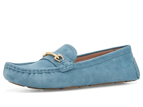 Cole Haan Women's Emeryn Horsebit Driving Loafers, Provincial Blue Suede,