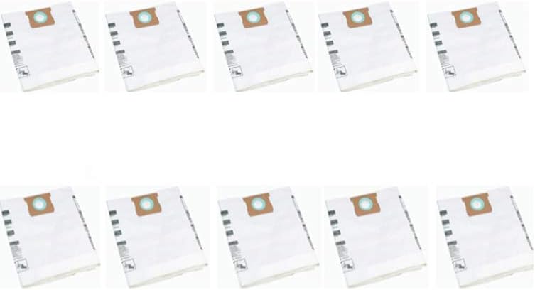 HomeCare Products Shop-Vac 10-14 Gallon Bags 10 Pack | Shop-Vac # 9066200/ Type F | for use with Shop-Vac 10-14 Gallon Tanks with Inlet Located on The Tank