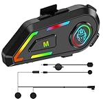 Motorcycle-Helmet-Bluetooth-Headset-IPX6-Waterproof-Ski-Speakers-Wireless-Earphone-Intercom-Intercomunicador-Moto-48H-Playtime-Stereo-Music-Ski-Helment-Headphones-with-Removable-Mic-for-All-Helmets