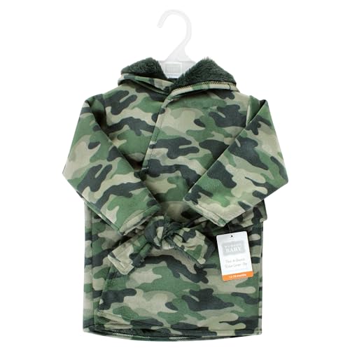 Image of Hudson Baby Unisex BabyMink with Faux Fur Lining Pool and Beach Robe Cover-ups