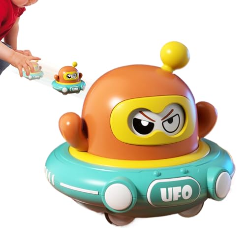 Jescion 宇宙船おもちゃ | かわいい引き戻し式慣性宇宙船トイ 子ども向け 教育的ゲーム 室内 屋外 プレイスペース 寝室 居間 庭 プレイグラウンド | 遊びと学びを兼ね備えた男の子 女の子に最適な知育玩具