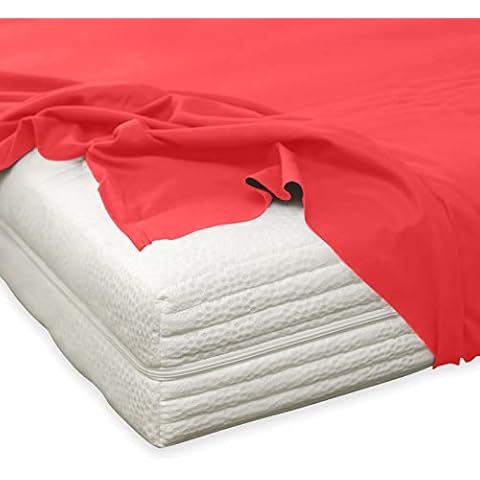 Traumschlaf kuschelig weiches Feinbiber Haustuch Bettlaken aus 100% Baumwolle ohne Spanngummi in weiteren Farben Cover