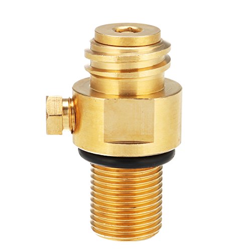 CESARIAS M181.5 Thread Replacement Valve CO2 Tank Brass Pin Valve for Soda Stream