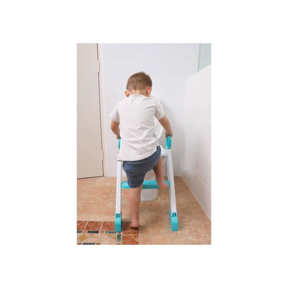 Dreambaby Step-Up Nocnik treningowy nakładka na toaletę - 2-poziomowa regulowana - Aqua-Model G6015