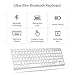 OMOTON Wireless Bluetooth Keyboard with Numeric Keypad for iPad Pro 11/12.9, iPad 10.2 inch 2019, iPad 9.7 Inch, iPad Air 3/2/Air, iPad Pro 10.5, iPad 4/3/2, iPad Mini, All iPhones, Silver