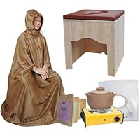 アカシアの木よもぎ蒸しセット／椅子・鍋・横チャックありマント２枚 楽天市場】【温活】アカシアの木- よもぎ蒸しセット【よもぎ