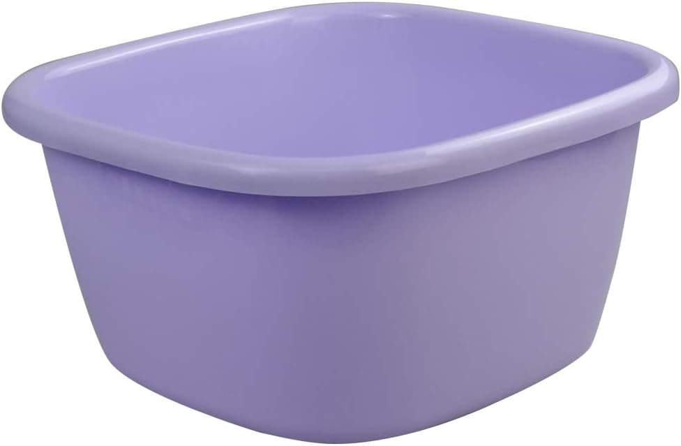 Pekky 18 Quart Plastic Wash Tub Basin, Large Dish Pan, 1 Pack