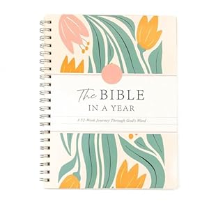 KBBYT The Bible In A Year: Spiral Bible Study Guide, 52-Week Bible Study Plan, A Yearlong Bible Study for Women (8.27 * 5.83inch)