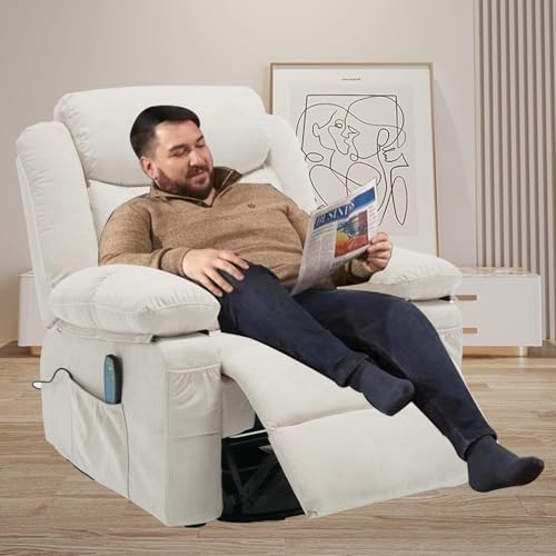 Swivel Rocker Massage Recliner Chair with Heat