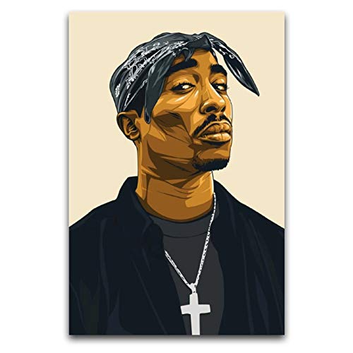 2pac - Póster decorativo para pared (30 x 45 cm) Cover