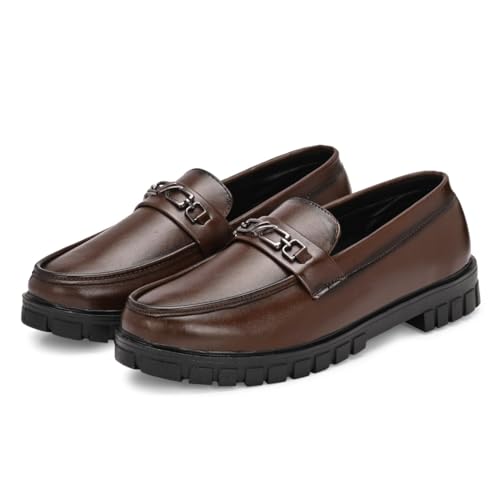 Image of KASTAVA KS 105 Ultra Comfort Breathable Cushioned Insole Slip-On | Lightweight Everyday Casual Loafers for Men