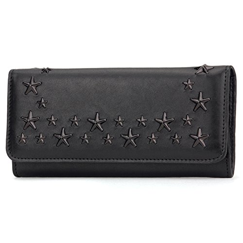 ジミーチュウ(JIMMY CHOO) 長財布 NINO LEV ニノ ブラック 黒 [並行輸入品]