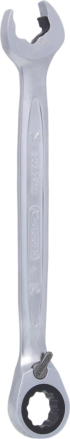 KS Tools 503.5914 DUO GEARplus Ringmaulschlüssel,Maul-Ratschenfunktion 14mm, umschaltbar