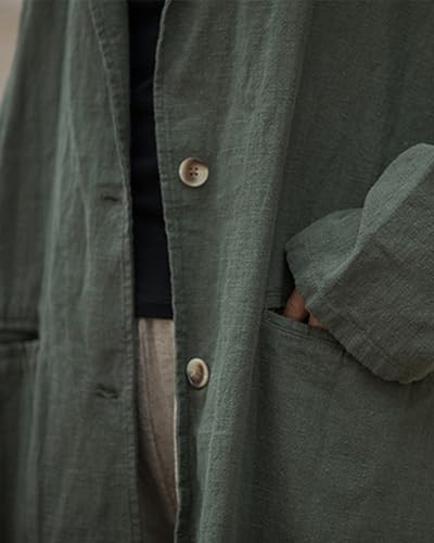 LUZU JUNU Women's Open Front Long Sleeves Work Blazer Casual Button Down Jacket Suit2