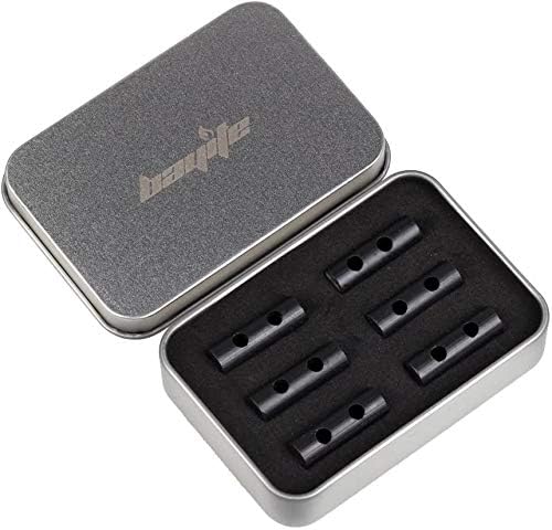 Miniatura 8 de Bayite pequeño varilla de hierro para supervivencia, pedernal perforado iniciador de fuego con orificio para pulsera de cordón paracaídas Collar 1