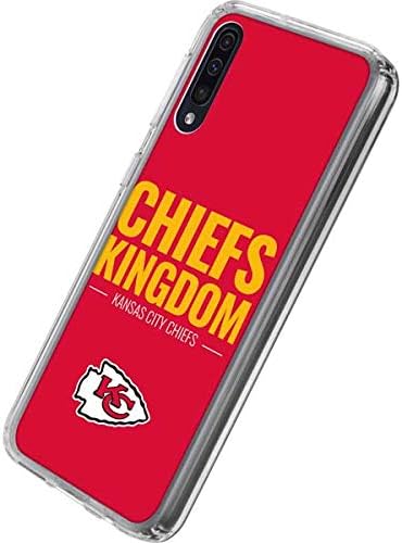 Skinit Clear Phone Case Compatible with Galaxy A50 - Officially Licensed NFL Kansas City Chiefs Team Motto Design