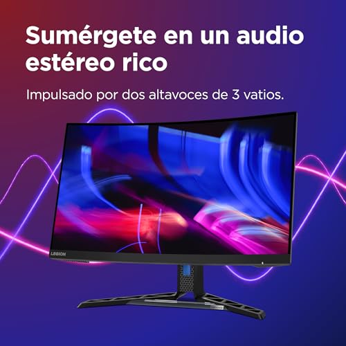 Miniatura 10 de Lenovo Legion R27fc-30 - Monitor Curvo De 27 Fullhd Con Eyesafe Va, 240hz, 0.5ms, Hdmi Dp, Freesync, Altavoces Ajuste De Inclinacióltura Pivot Giro - Negro