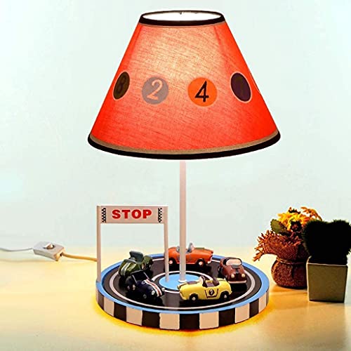 Lampe de bureau dessin animé en résine E27 avec télécommande pour enfant