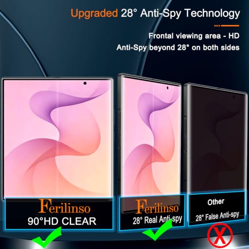 Image of Ferilinso Inside Privacy Screen Protector for Samsung Galaxy Z Fold 8 Ultra