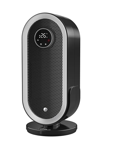VECELO セラミックヒーター 人感センサー 【3秒で速暖!】 1200W 暖房器具 省エネ 電気 切り忘れ防止 オートオフ機能 転倒OFF タイマー機能 大風量 速暖 小型 足元 スリム 電気代安い ファン ストーブファン ミニヒーター 人気 浴室暖房