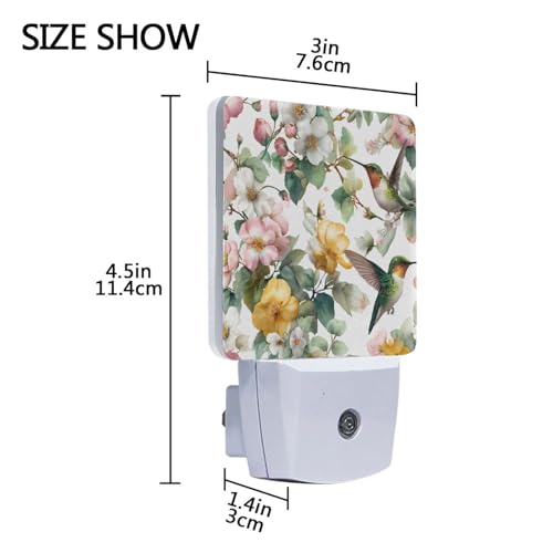 Luz Nocturna LED con Sensor y Diseño Primaveral miniatura 3