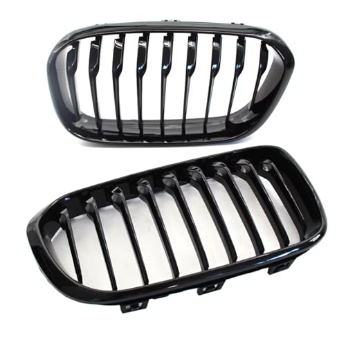 Parrillas negras brillantes de capó delantero para F20 F21, rejilla con ajuste original OEM 2