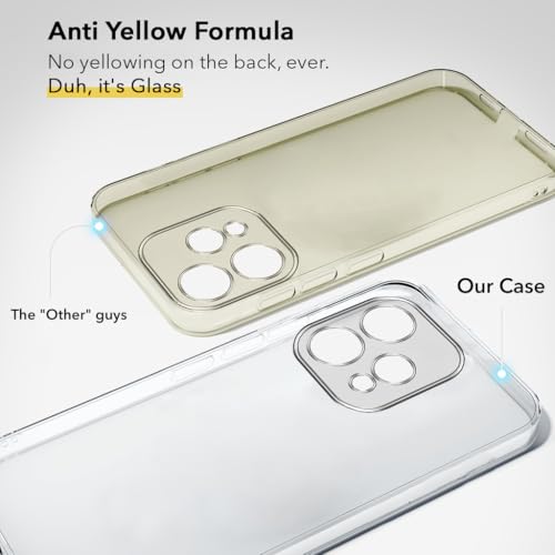 Image of Jkobi Lifetime Anti-Yellow Clear Back Cover Case for Oppo Reno15 5G | Oppo Reno 15 5G (Sleek Hard Crystal | Shockproof and Camera Protection)
