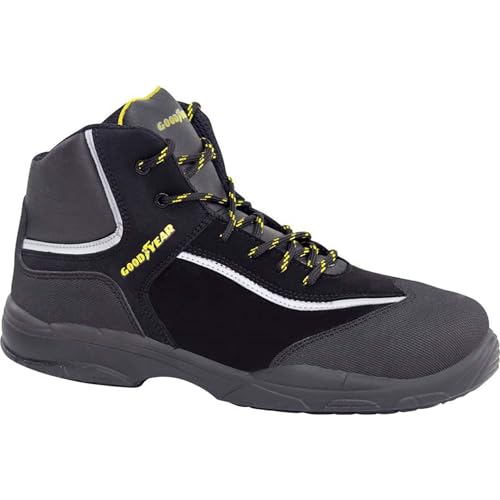 Goodyear Nobuk, Botas de Seguridad y contra Incendios Unisex Adulto, Negro, 35 EU